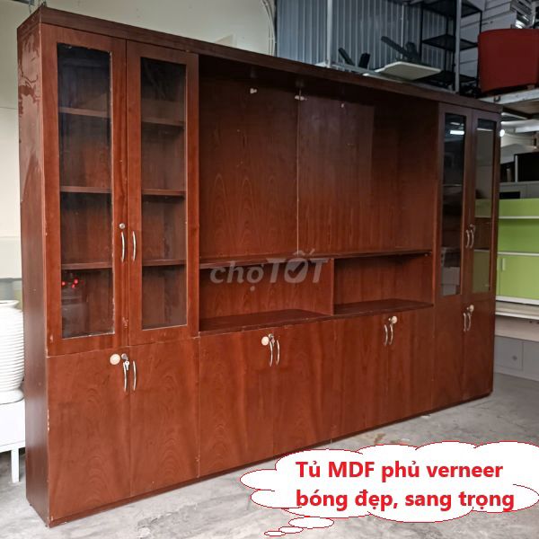 Tủ hồ sơ Gỗ MDF Nâu Thanh lý,tủ tài liệu Giám đốc. Mua bán Đồ dùng văn phòng tại Quận Bình Thạnh Tp Hồ Chí Minh được đăng bởi PHÚ NHÀN NỘI THẤT THANH LÝ SÀI GÒN hình 1
