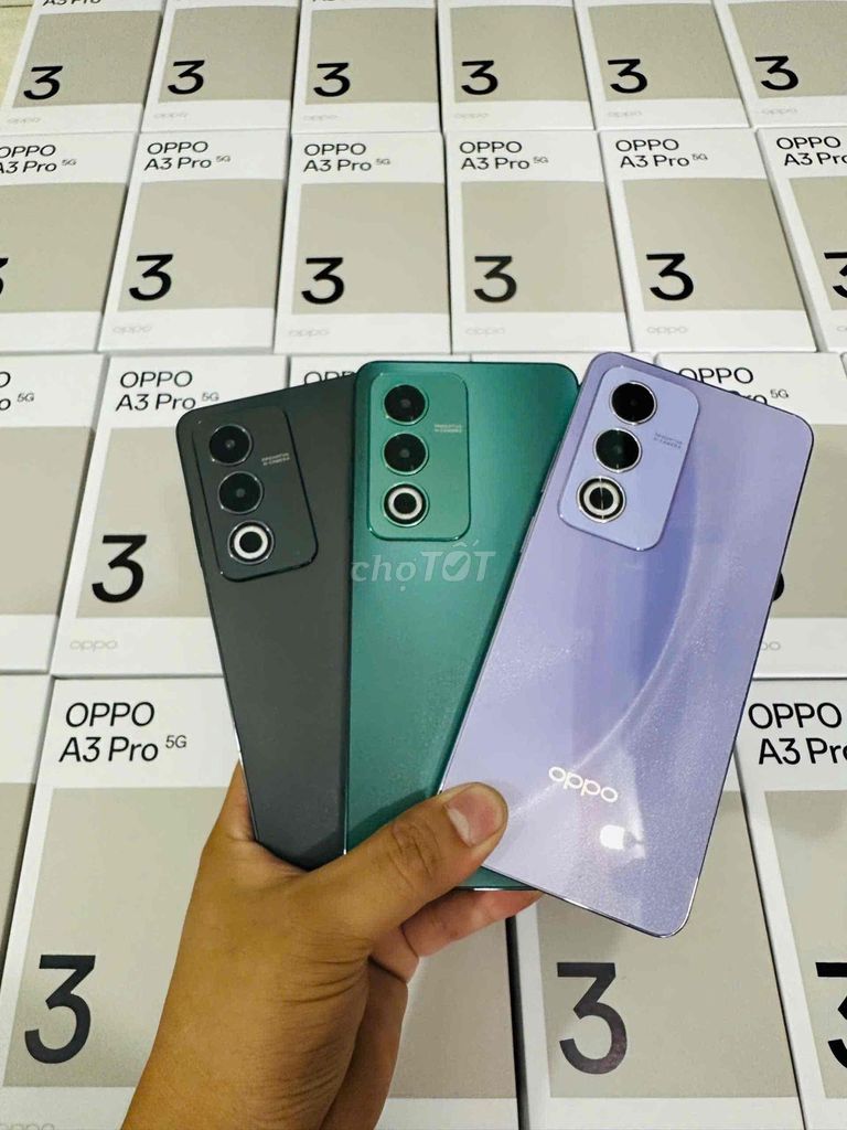 OPPO A3 Pro 5G 256GB Tím, Xanh, Đen. Mua bán Điện thoại tại Thành phố Huế Thừa Thiên Huế được đăng bởi shop văn thành hình 1