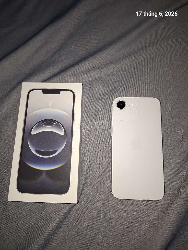 Apple iPhone 16e-128 mới keng sạc vài lần. Mua bán Điện thoại tại Quận 12 Tp Hồ Chí Minh được đăng bởi Dung Huynh hình 1