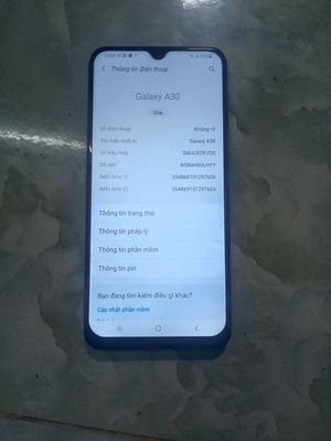 Samsung Galaxy A30 Xanh 3GB/32GB Like New