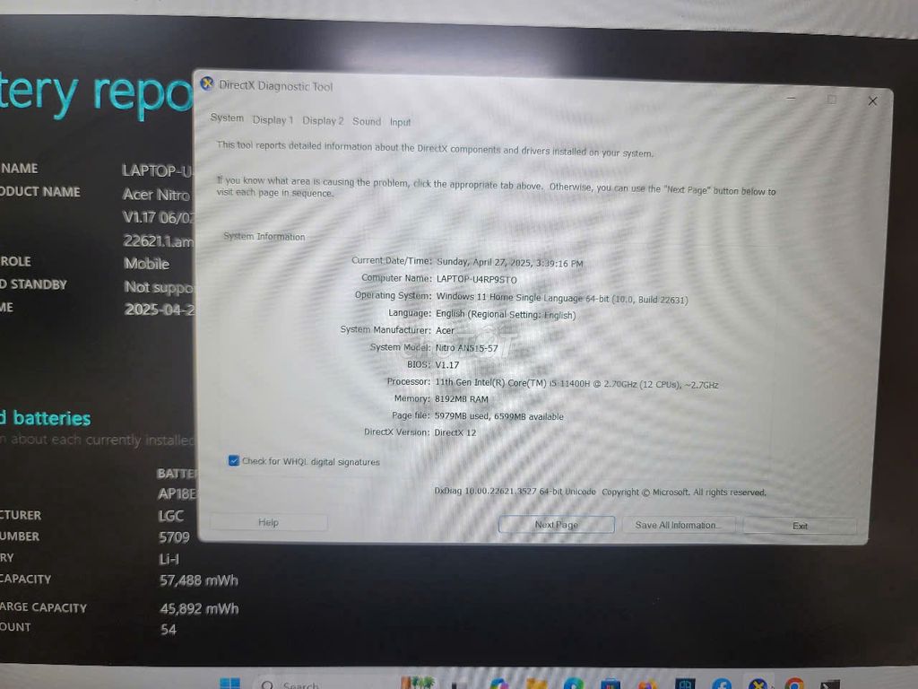 Acer Nitro I5/8/512 SSD + GTX 1650 màn 144hz. Mua bán Laptop tại Quận Gò Vấp Tp Hồ Chí Minh được đăng bởi Laptop Phạm Gia Sài Gòn hình 4