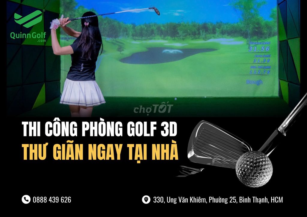Dịch vụ lắp đặt Phòng Golf 3D Quinn Golf. Dịch vụ tại Huyện Hoài Đức Hà Nội được đăng bởi Nguyễn Thị Thìn hình 1