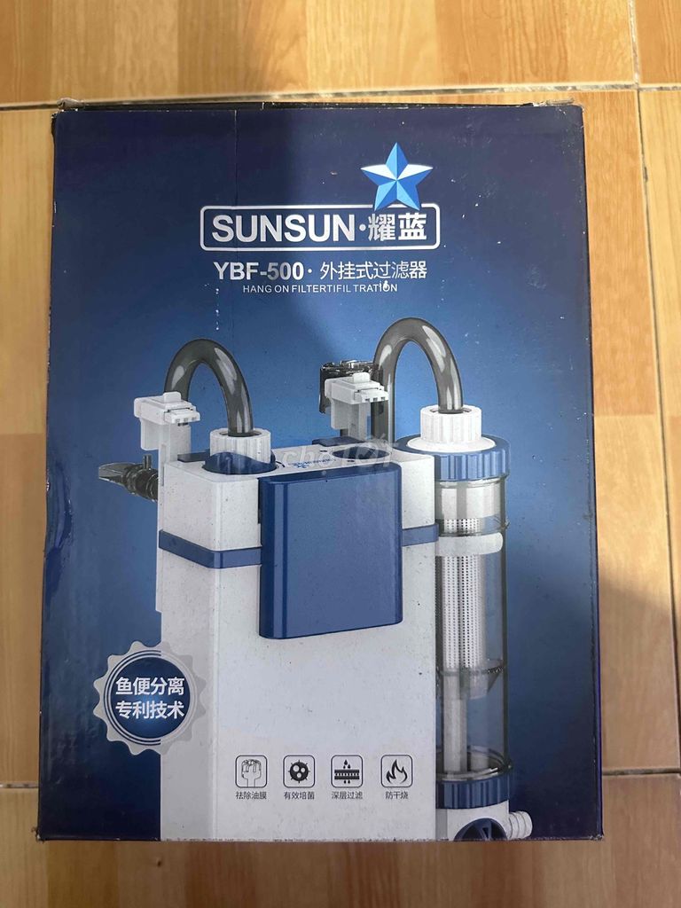 Lọc treo bể cá Sunsun YBF-500 Trắng Xanh. Mua bán Phụ kiện, Thức ăn, Dịch vụ tại Quận Bình Thạnh Tp Hồ Chí Minh được đăng bởi Nam hình 1