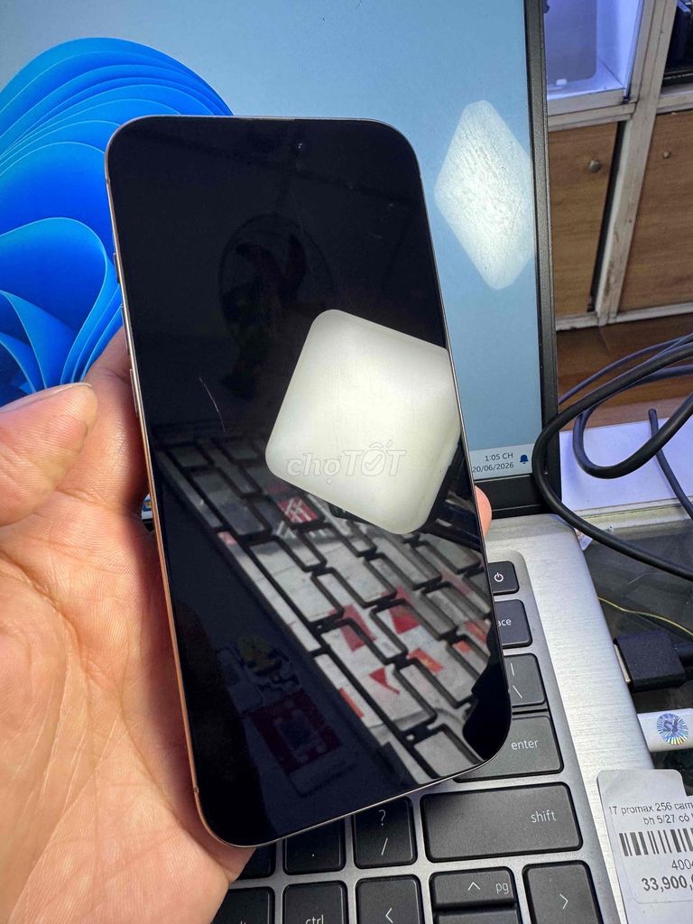 Apple iPhone 16 Pro Max 256GB Vàng 92%. Mua bán Điện thoại tại Quận 6 Tp Hồ Chí Minh được đăng bởi QUỐC THIÊN BÁN GÓP 0 ĐỒNG  hình 1