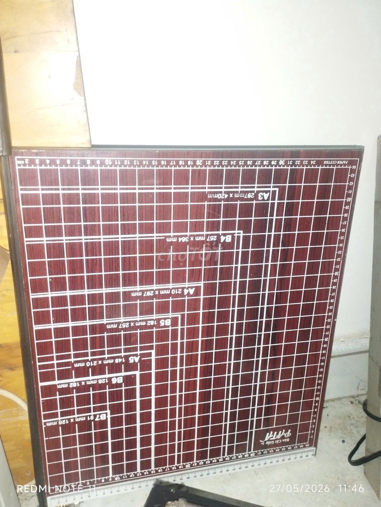 Bàn cắt giấy gỗ A3. Mua bán Đồ dùng văn phòng tại Thị xã Bến Cát Bình Dương được đăng bởi Đoàn Đức Trung hình 1