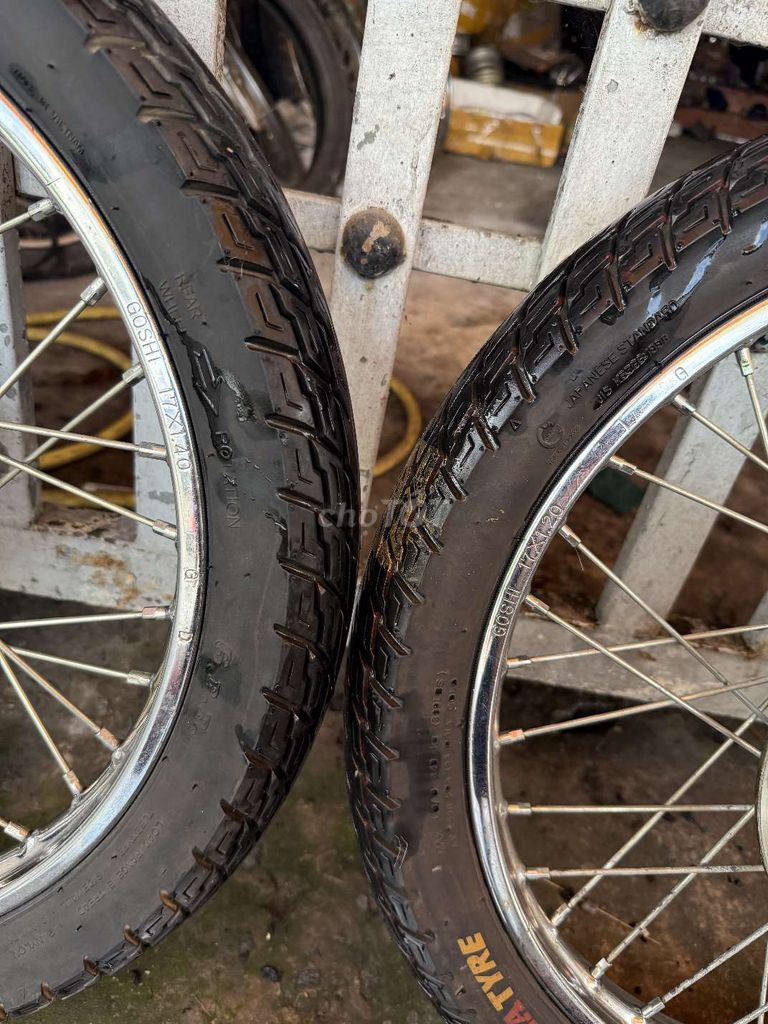 Cặp bánh zin xe Wave A110 đẹp dùng dc Wave A100. Mua bán Phụ tùng xe tại Huyện Châu Phú An Giang được đăng bởi Made in Thailand  hình 3