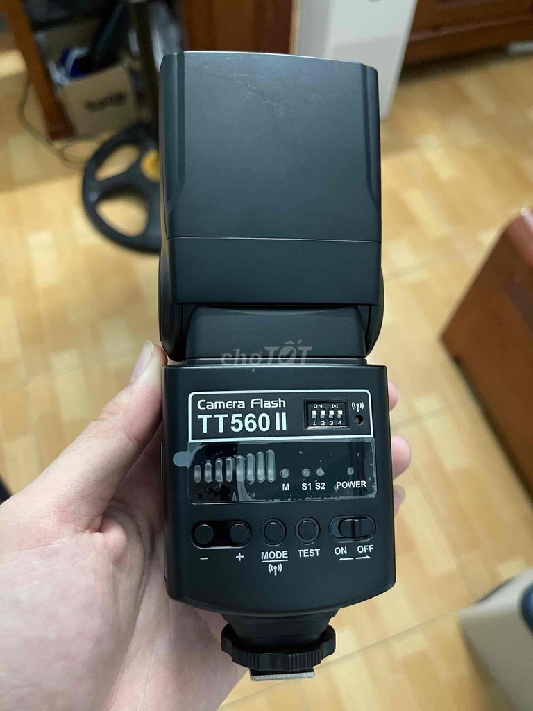 Đèn flash máy ảnh Godox TT560II Đen. Mua bán Máy ảnh, Máy quay tại Huyện Kiến Thuỵ Hải Phòng được đăng bởi Ngô Hùng hình 1