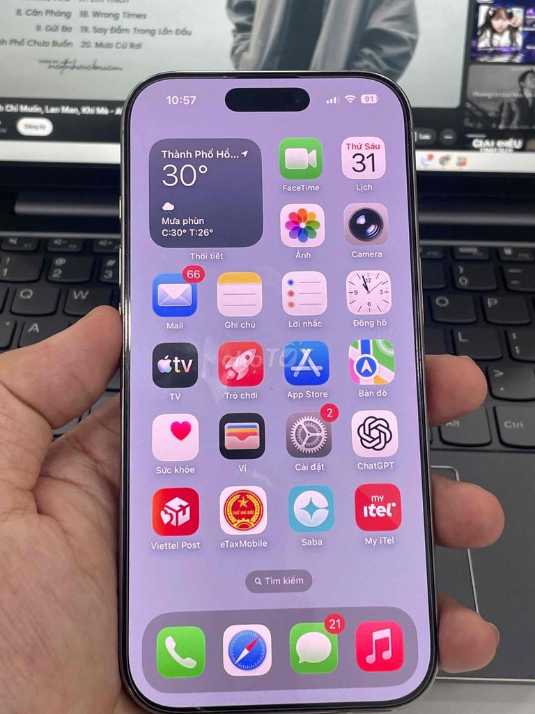 Apple iPhone 16 Pro 128GB Titan 85% pin. Mua bán Điện thoại tại Quận Bình Thạnh Tp Hồ Chí Minh được đăng bởi Đạt Trần hình 1