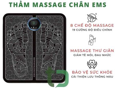Thảm Massage Chân Ems Giúp Lưu Thông Khí Huyết, Gi