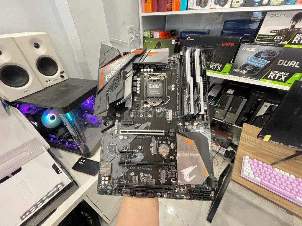 Main B360 Aorus Gaming 3 ATX hiếm cực đẹp!