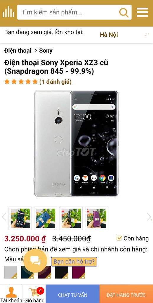 Bán Sony Xperia XZ3 Premium Zin all đẹp 99%. Mua bán Điện thoại tại Quận Phú Nhuận Tp Hồ Chí Minh được đăng bởi Hải Triều hình 3
