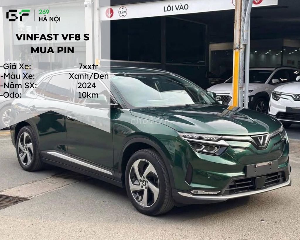 VinFast VF8 S Đen, sản xuất 2024, 8km. Mua bán Ô tô tại Quận Long Biên Hà Nội được đăng bởi Phạm Thị Hương hình 5
