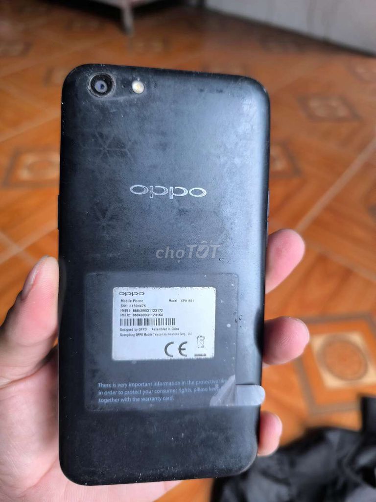 OPPO A71 128GB Đen. Mua bán Điện thoại tại Huyện Mê Linh Hà Nội được đăng bởi kiều chí kiệt  hình 1