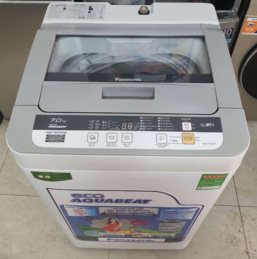 Máy giặt Panasonic 7kg đẹp cửa trên