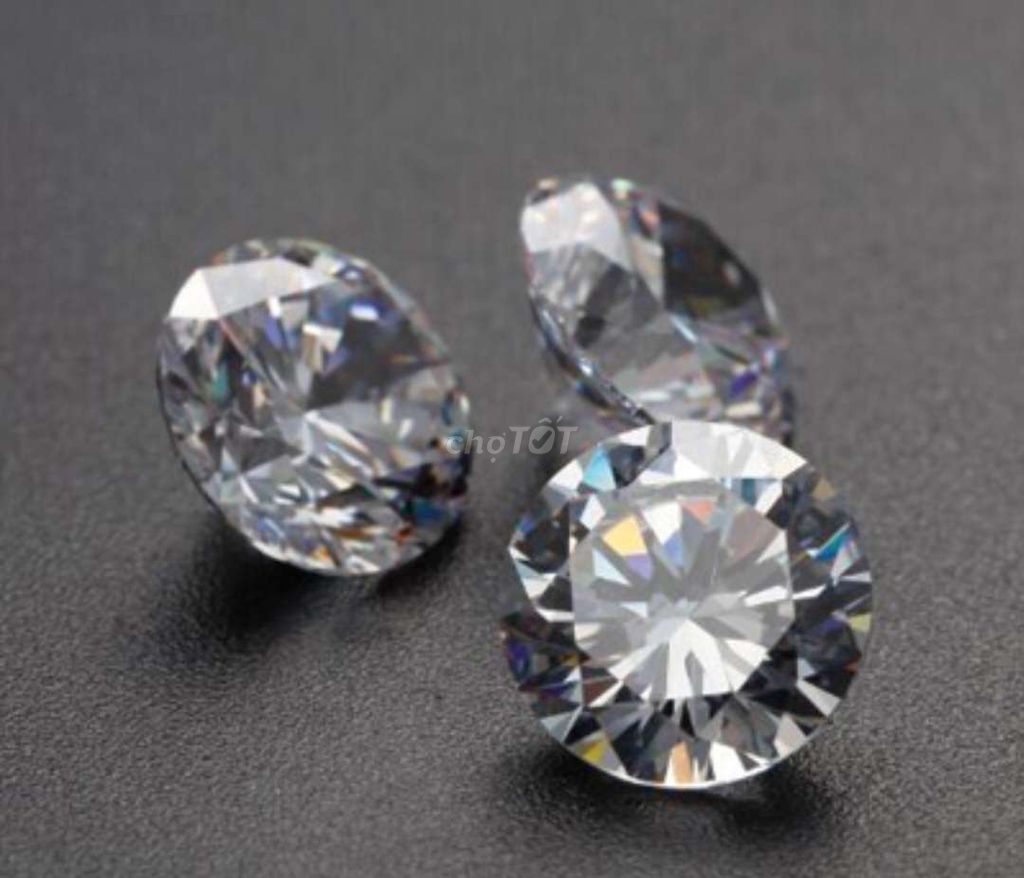 Đá quý Moissanite 17 viên 8 li Trắng. Mua bán Đồ sưu tầm, đồ cổ tại Quận Cầu Giấy Hà Nội được đăng bởi Quỳnh Quỳnh hình 1