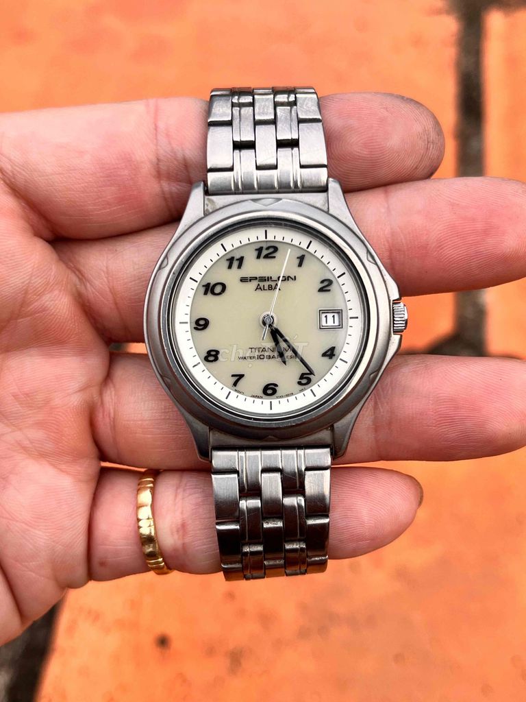 ĐỒNG HỒ ALBA EPSILON TITANNIUM SIZE 37. Mua bán Đồng hồ tại Huyện Xuyên Mộc Bà Rịa - Vũng Tàu được đăng bởi ĐỒNG HỒ LỎ hình 2