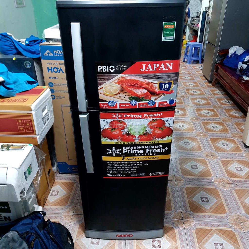 Tủ lạnh Sanyo 205L Inverter. Mua bán Tủ lạnh tại Quận Ninh Kiều Cần Thơ được đăng bởi ĐIỆN LẠNH HOÀNG KHẢI hình 1