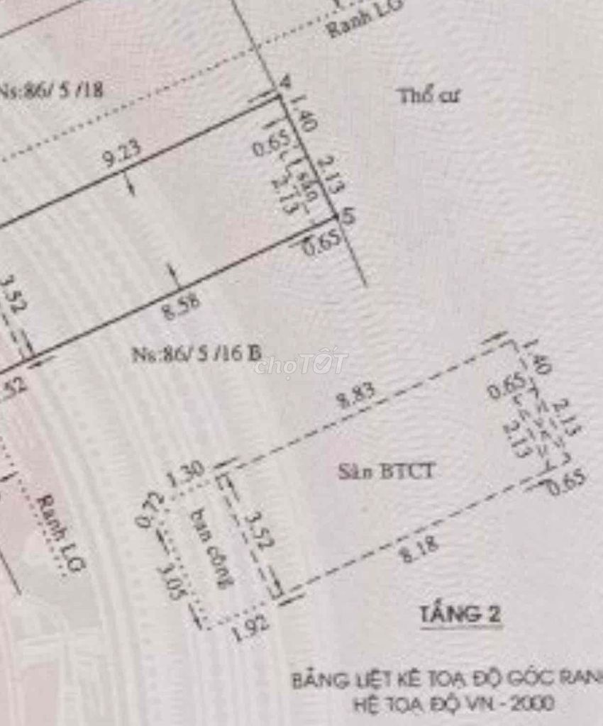 nhà gần chợ an nhơn, gần mặt đường, nhà xây kiến cố đúc thật.