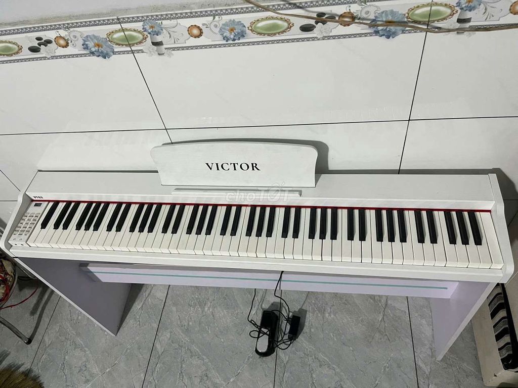 Đàn piano điện Victor 02 Trắng Đã sử dụng. Mua bán Nhạc cụ tại Huyện Đức Hòa Long An được đăng bởi Trần Phú hình 1