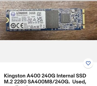 Kingston A400 240G Internal SSD M.2