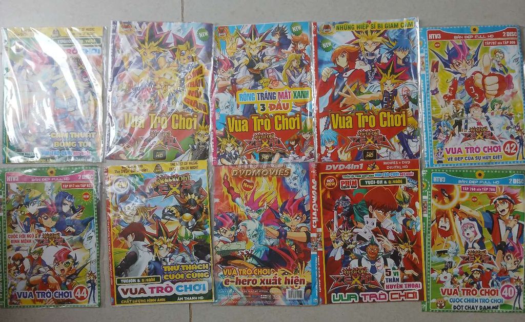 Đĩa DVD Vua Trò Chơi 10 đĩa Mới