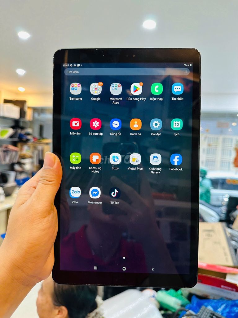 Samsung Galaxy Tab A 10.5 T595 3GB/32GB 4G Đen. Mua bán Máy tính bảng tại Quận Đống Đa Hà Nội được đăng bởi Bảo Táo Store hình 1