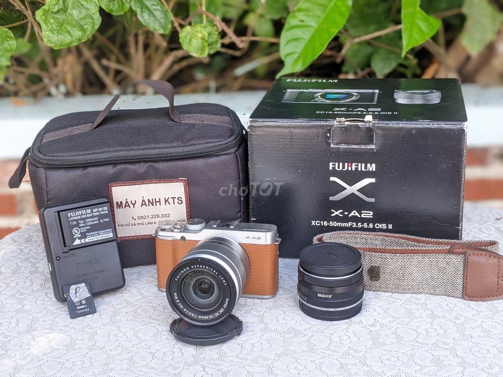 [Máy ảnh KTS] Fujifilm XA2 nâu kèm 2 lens. Mua bán Máy ảnh, Máy quay tại Quận 6 Tp Hồ Chí Minh được đăng bởi may anh KTS hình 1