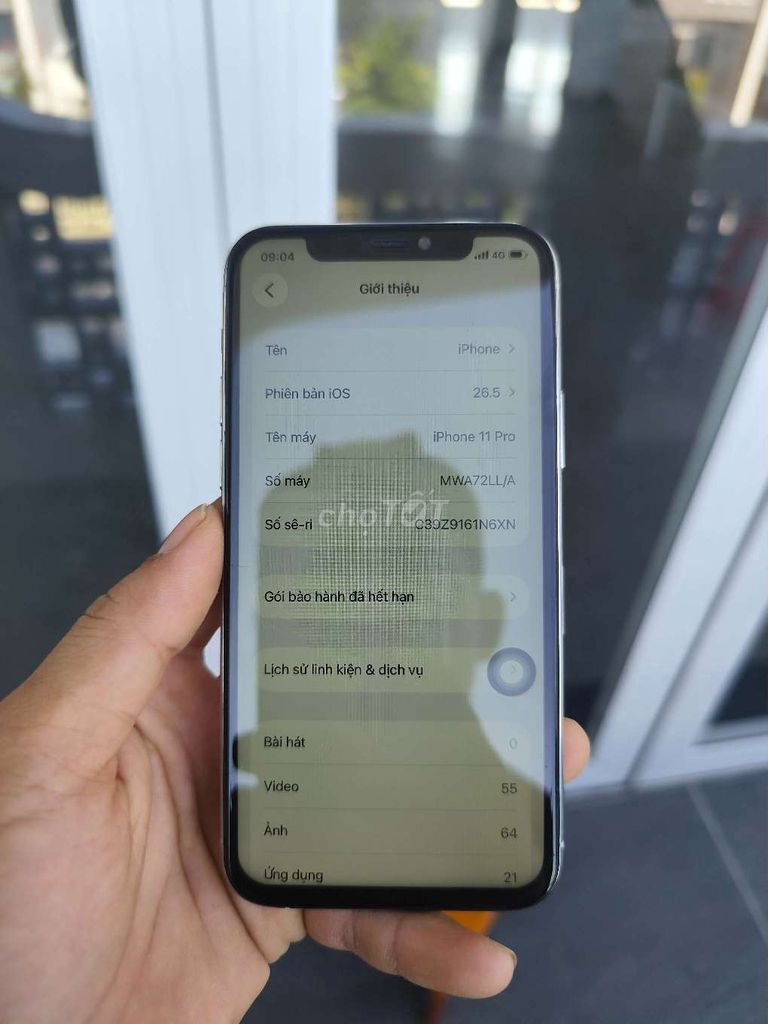 Apple iPhone 11 Pro Trắng Đã thay màn hình, pin. Mua bán Điện thoại tại Quận Hải Châu Đà Nẵng được đăng bởi Vu Cong hình 1