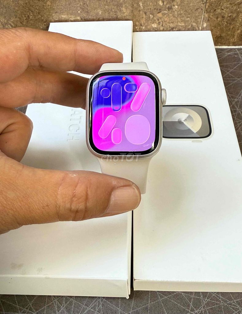 Apple Watch Sr 7/41 Nhôm Silver GPS Đẹp Zin 100%. Mua bán Thiết bị đeo thông minh tại Quận 11 Tp Hồ Chí Minh được đăng bởi Nguyễn Khương hình 1
