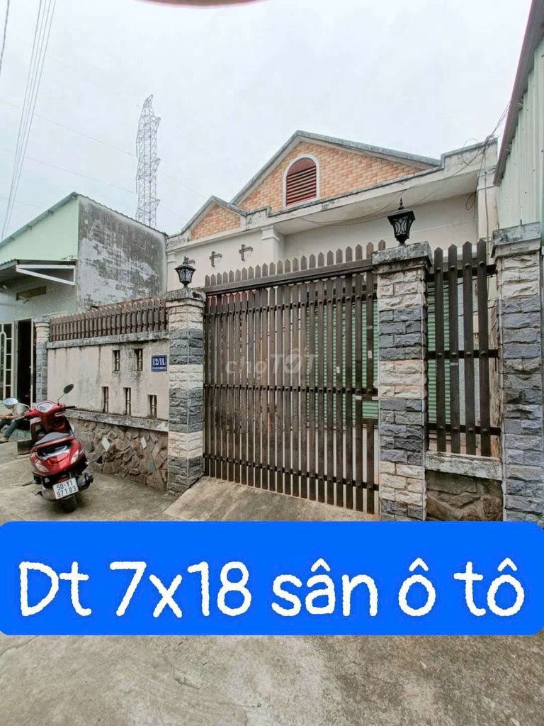 🇻🇳🇻🇳. NHÀ DT 7X18 SÂN XE HƠI SAU CHỢ BÀ ĐIỂM