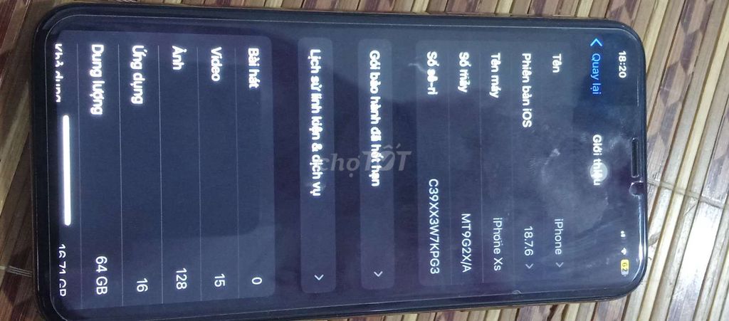 Apple iPhone XS 64GB Vàng. Mua bán Điện thoại tại Huyện Tuyên Hóa Quảng Bình được đăng bởi phạm thạnh nhân hình 1