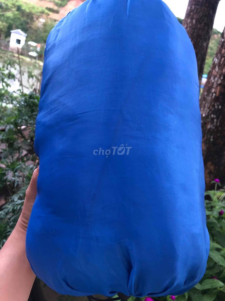 Túi ngủ gấp gọn văn phòng vải dù xanh dương. Mua bán Đồ thể thao, Dã ngoại tại Huyện Đức Trọng Lâm Đồng được đăng bởi shopthoitrangnu hình 1