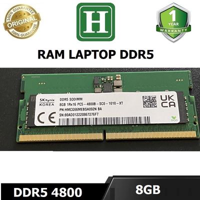 Ram Laptop 8GB DDR5 (PC5) bus 4800 BH 36 tháng