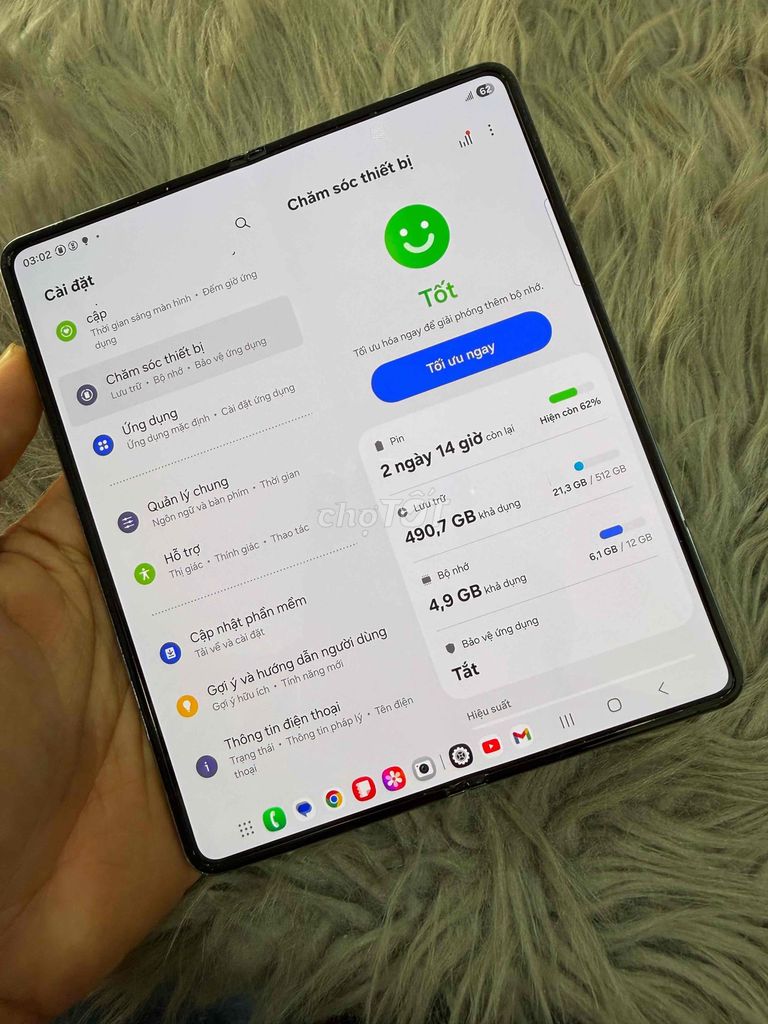 Samsung Galaxy Z Fold4 512GB Xám. Mua bán Điện thoại tại Thành phố Thủ Đức Tp Hồ Chí Minh được đăng bởi đỗ huy hình 1