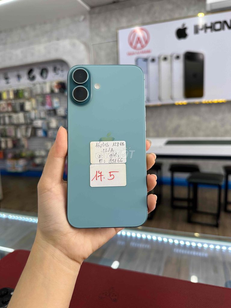 Apple iPhone 16 Plus 128GB Xanh LL/A. Mua bán Điện thoại tại Thành phố Thủ Dầu Một Bình Dương được đăng bởi Phong Le hình 1