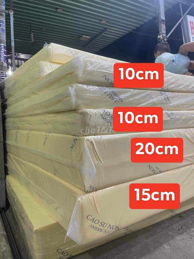 Nệm American cao su non vàng kem giao nhanh 2 giờ. Mua bán Giường, chăn ga gối nệm tại Quận Gò Vấp Tp Hồ Chí Minh được đăng bởi Kho Nệm Cao Su Phát Tài hình 1