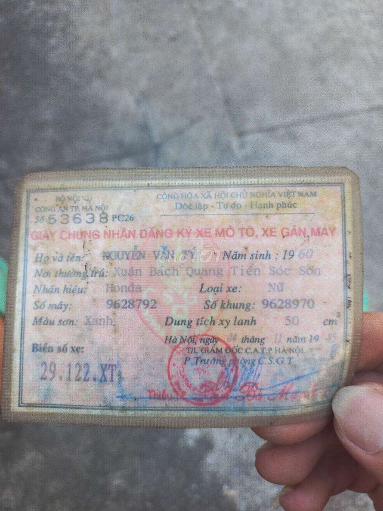 Cần bán. Mua bán Xe máy tại Huyện Sóc Sơn Hà Nội được đăng bởi Thang Truong hình 5