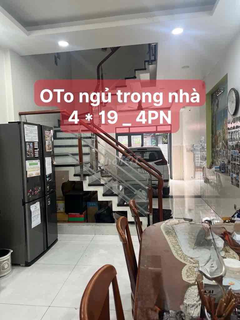 xe Hơi trong nhà _ Chưa qua Quốc Lộ 1_3 Tầng 4PN _