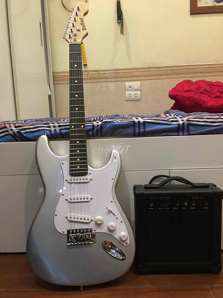 combo guitar điện cả amp và phơ cho ae newbie