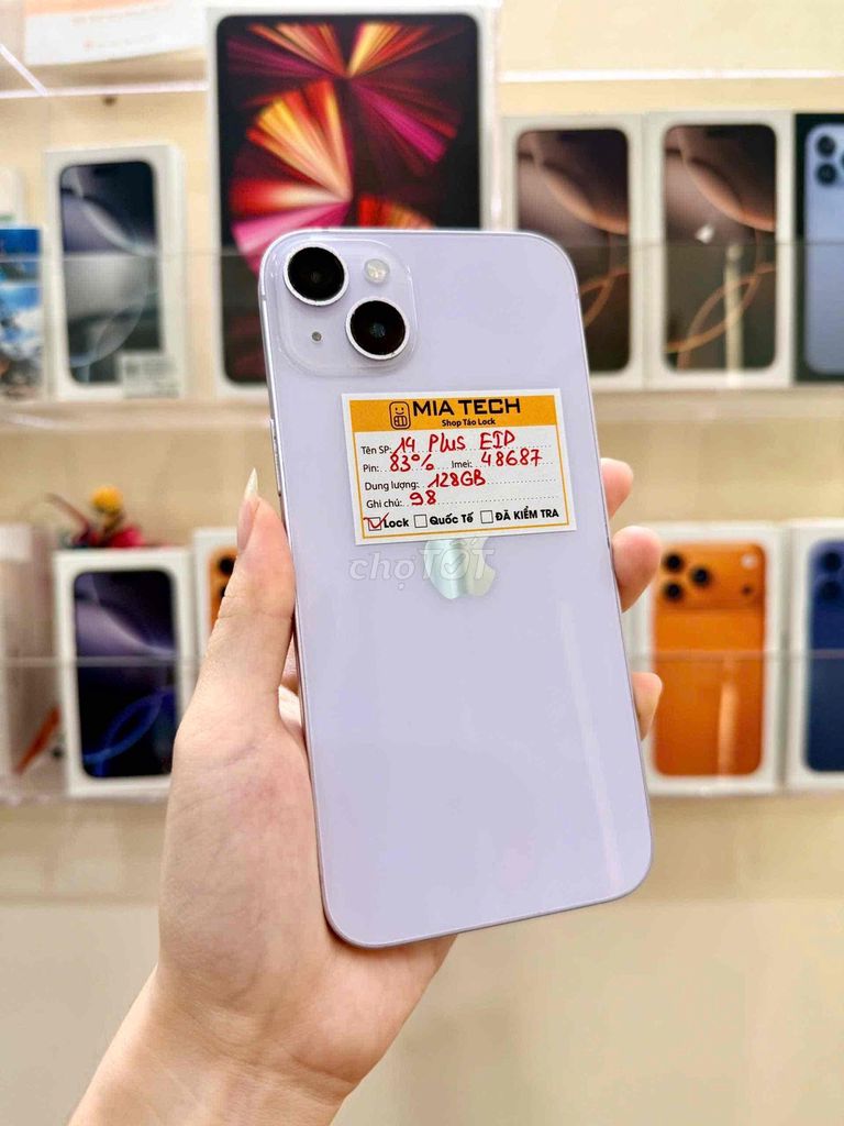 Apple iPhone 14 Plus Lock 128GB Tím. Mua bán Điện thoại tại Quận Ba Đình Hà Nội được đăng bởi Huy Trần hình 1