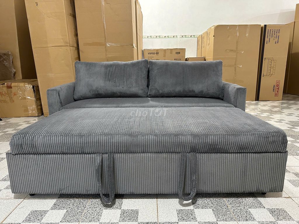 Ghế sofa giường vải 1m8x1m8. Mua bán Giường, chăn ga gối nệm tại Quận Bắc Từ Liêm Hà Nội được đăng bởi Linh hình 1