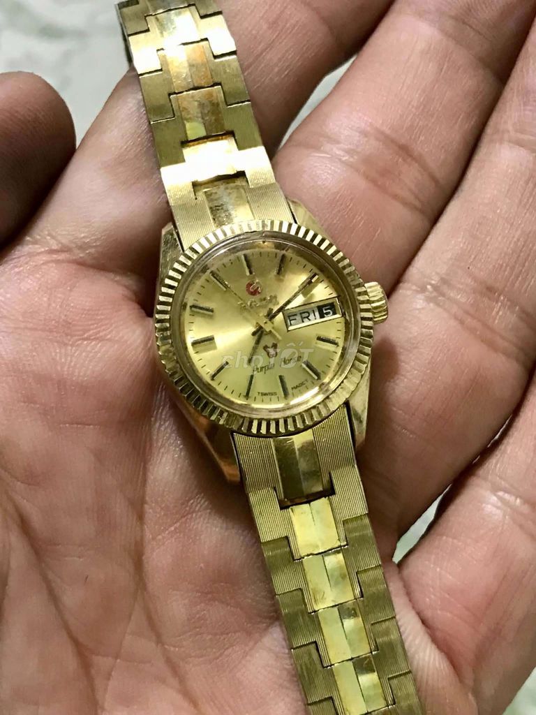 Đồng hồ Rado Purple Horses 1980s Vàng 14K. Mua bán Đồng hồ tại Quận 12 Tp Hồ Chí Minh được đăng bởi Đăng Nguyên hình 1