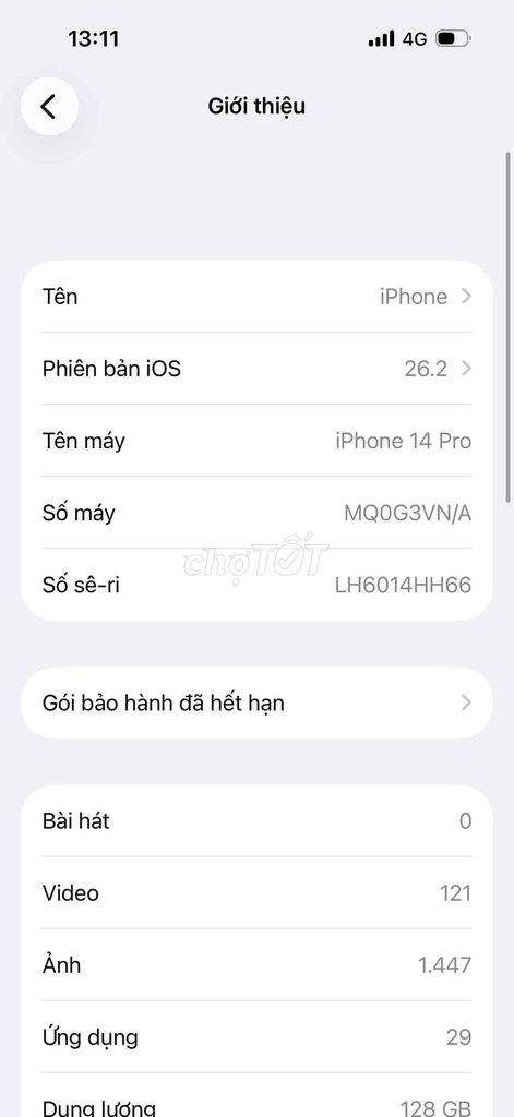 Apple iPhone 14 Pro 128GB Đen. Mua bán Điện thoại tại Quận Cẩm Lệ Đà Nẵng được đăng bởi san hình 1