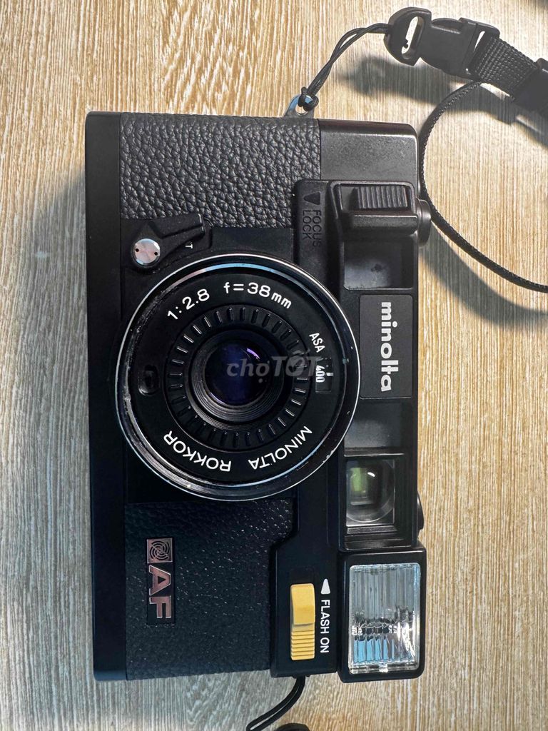 Máy ảnh film Minolta AF-C ROKKOR f=38mm 1:2.8 Đen. Mua bán Máy ảnh, Máy quay tại undefined undefined được đăng bởi Hoàng Hương ly hình 1