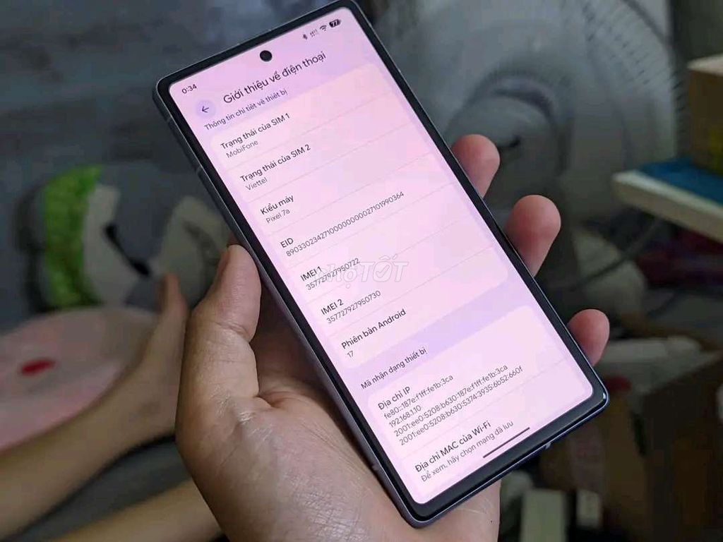 Google Pixel 7a 128GB Xám Android. Mua bán Điện thoại tại Thành phố Thuận An Bình Dương được đăng bởi Nguyễn Nguyễn hình 1