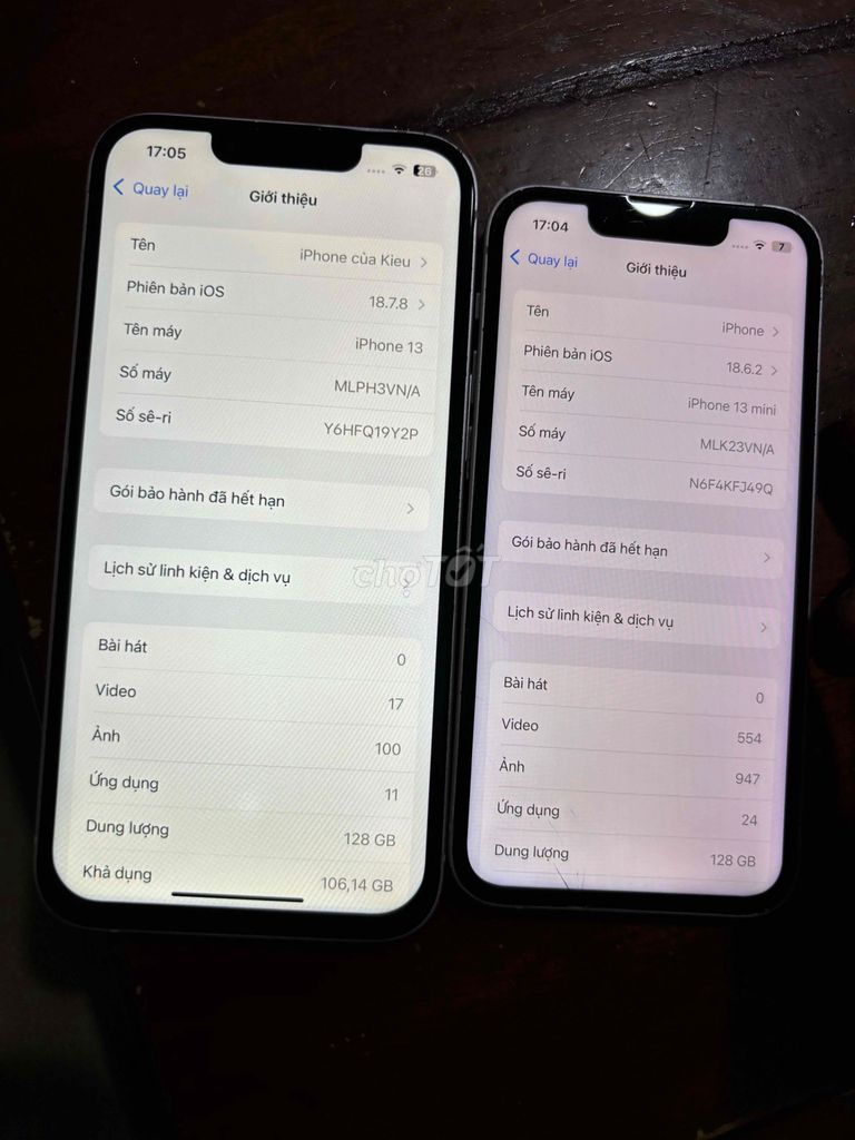 Apple iPhone 13 và 13mini 128GB Hồng nhạt. Mua bán Điện thoại tại Thành phố Thủ Đức Tp Hồ Chí Minh được đăng bởi Duy phuong hình 1