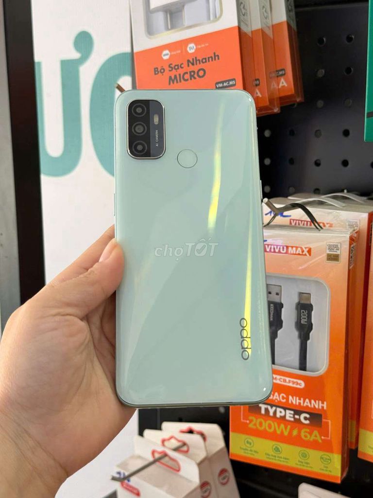 Oppo A53 64GB Xanh ngọc. Mua bán Điện thoại tại Thành phố Sóc Trăng Sóc Trăng được đăng bởi điện thoại giá sỉ 501lê Hồng Phong  hình 1