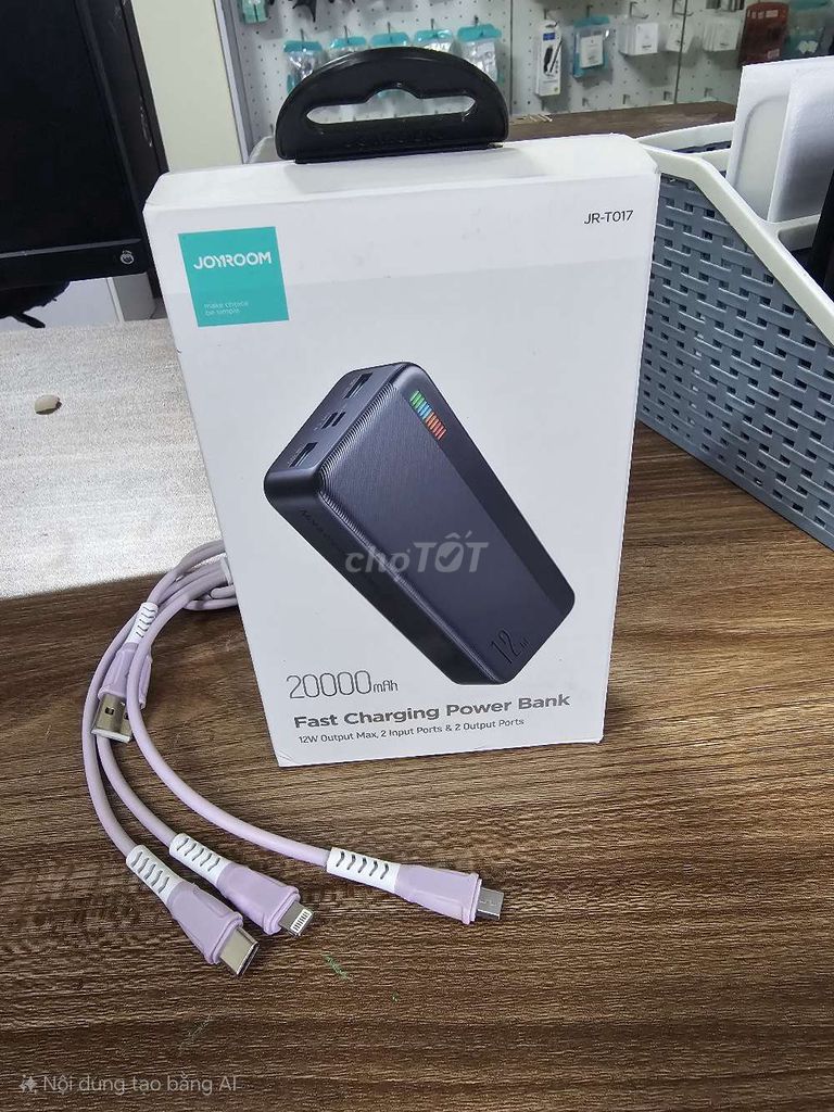 Sạc dự phòng 20000 mah sạc nhanh 12w. Mua bán Phụ kiện (Màn hình, Chuột...) tại Thị xã Từ Sơn Bắc Ninh được đăng bởi trần minh tiến hình 1