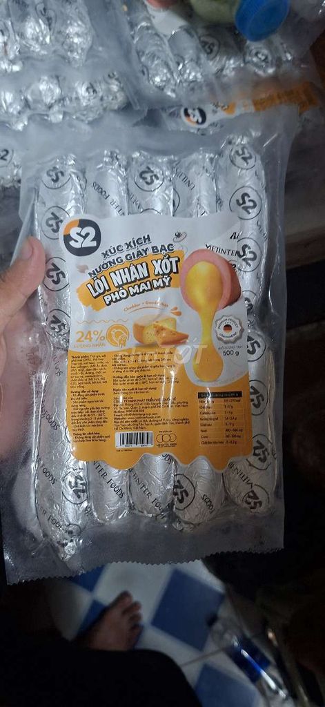 Xúc xích phô mai Vietinter Foods 250g. Mua bán Đồ ăn, thực phẩm và các loại khác tại Quận Bình Tân Tp Hồ Chí Minh được đăng bởi Phạm Phương Đông hình 1
