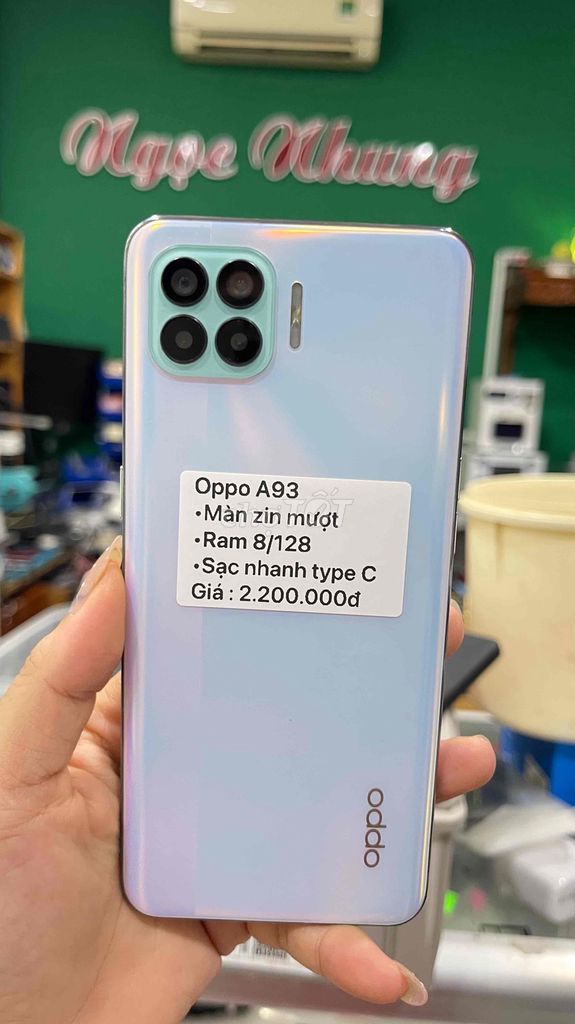 Oppo A93 8GB/128GB Trắng. Mua bán Điện thoại tại Thành phố Bến Tre Bến Tre được đăng bởi Điện thoại Bến Tre giá rẻ hình 1